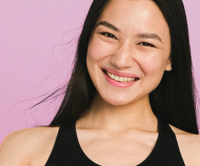 Client smiling after a relaxing massage in Santa Teresa